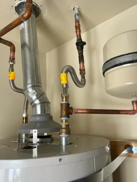 Water heater installation and plumbing repair in Jamestown Court